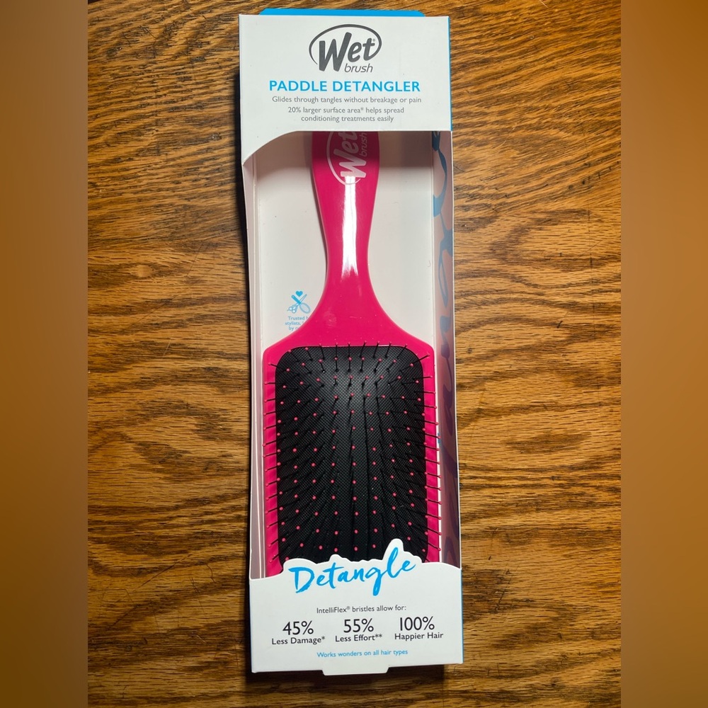 Wet Brush Paddle Detangler large new